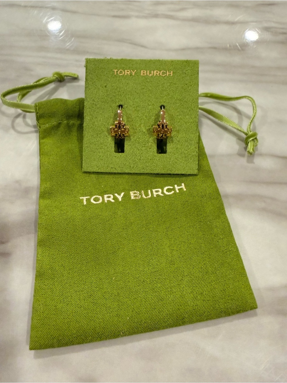 Tory Burch Gold Britton hoops - BRAND NEW W/TAG